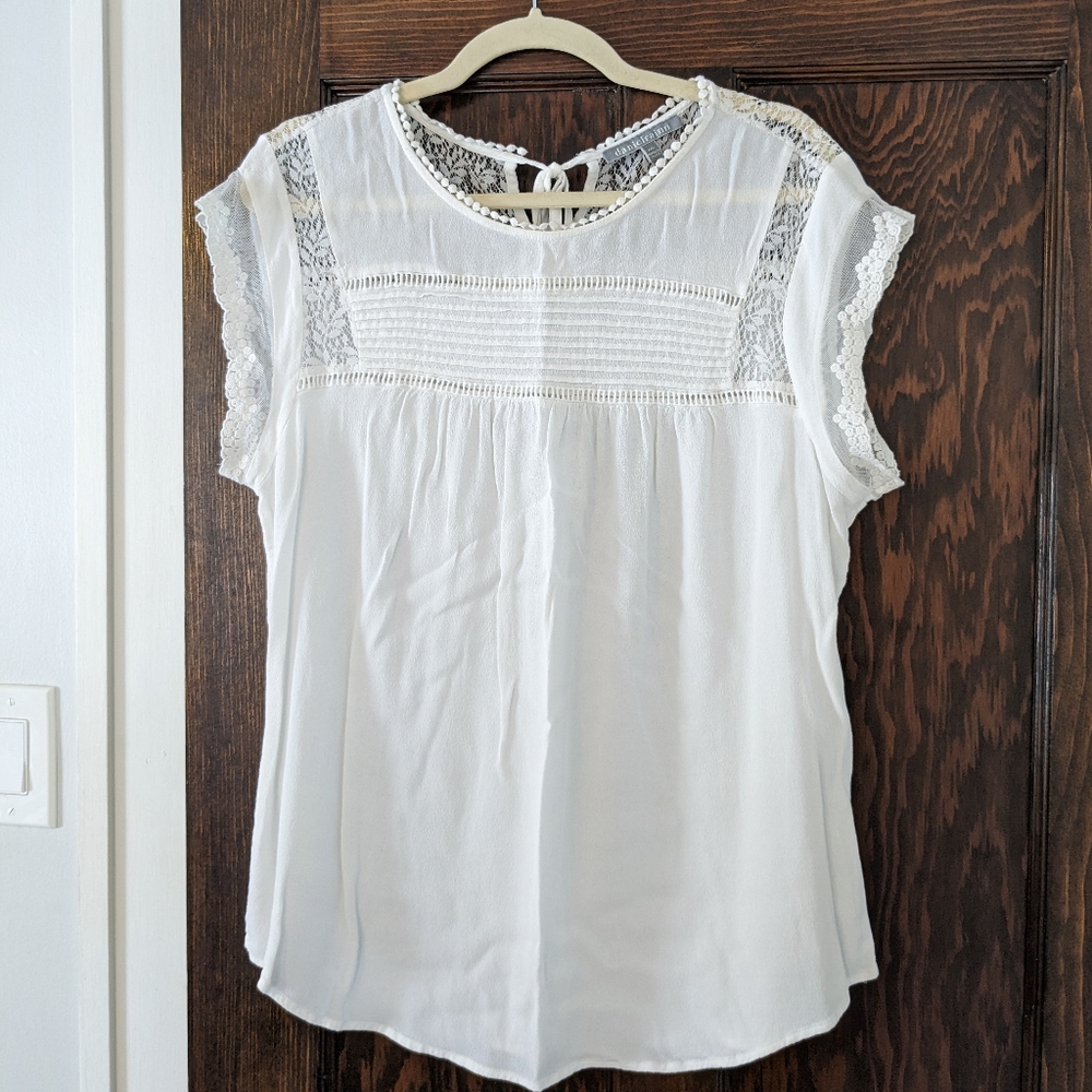 Lace detail blouse
